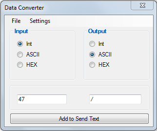 RS232 Terminal - Deta Converter