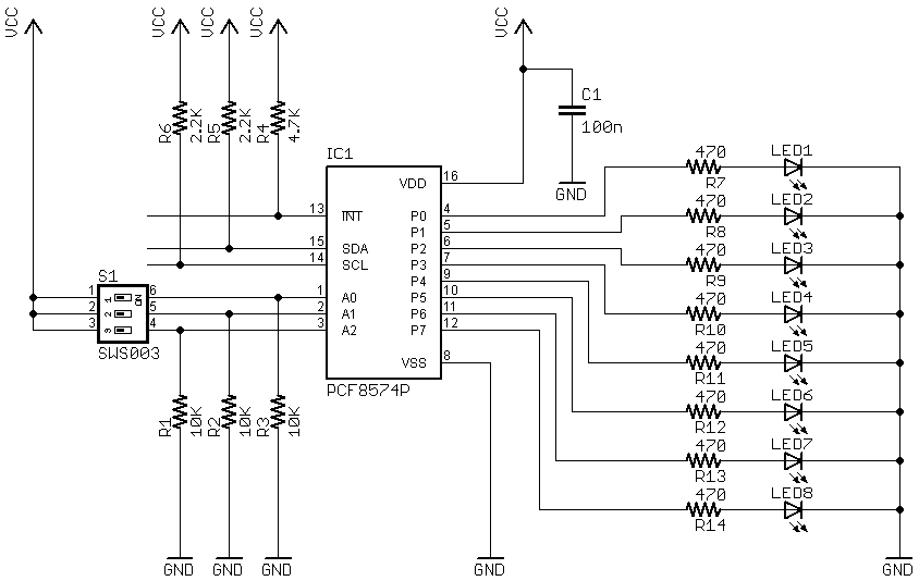 Figura 3: Esempio non funzionate con PCF8574