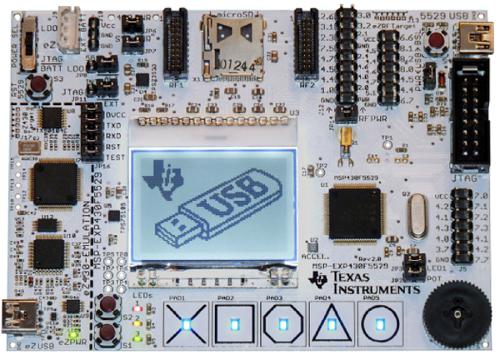 Experimenter Board modello MSP-EXP430F5529